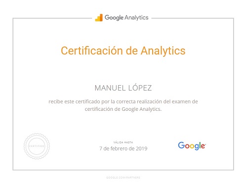 Google Analytics Certificate partners