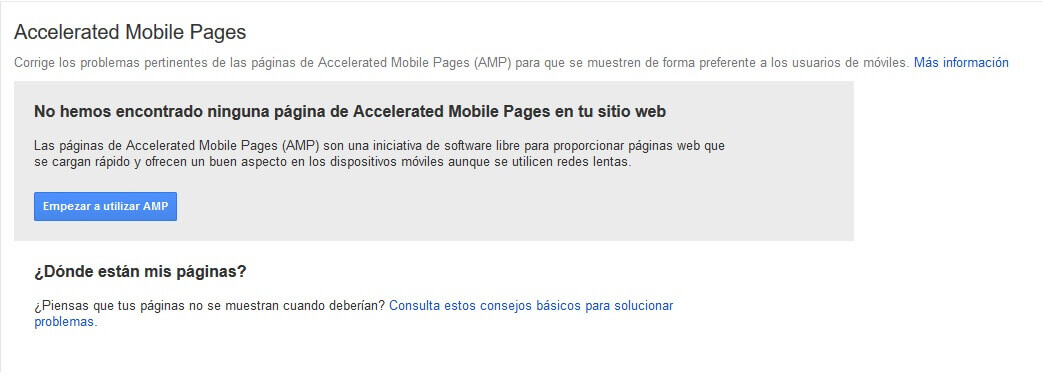 AMP accelerated mobile pages