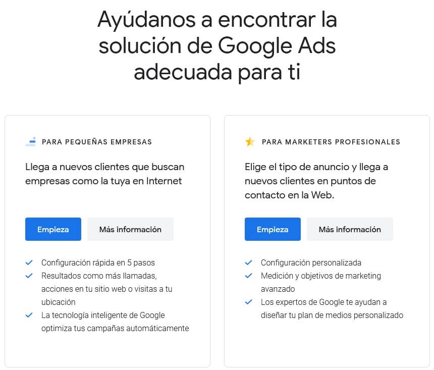 guia google ads solucion personalizada empresas marketers