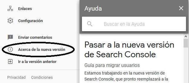 tutorial search console ayuda